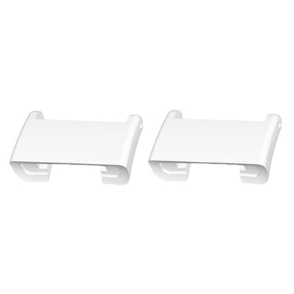 1 Pair Xiaomi Redmi Watch 2 / Watch 2 Lite Connection Adapter 18mm Metal Watch Strap Connector - Black - Sølv#serie_4