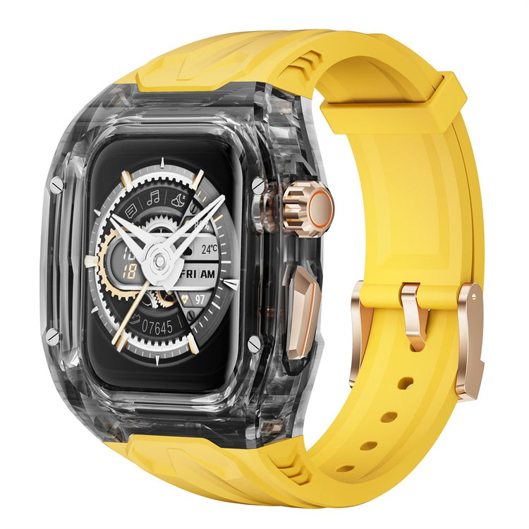 Super Tough Apple Smartwatch Silicone Universel Strap - Yellow#serie_5