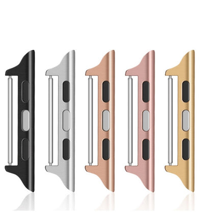 1 Pair Stainless Steel Adapter Apple Watch Series 41mm - 40mm - 38mm , 22mm Watch Strap Connector - Gold - Silver#serie_6