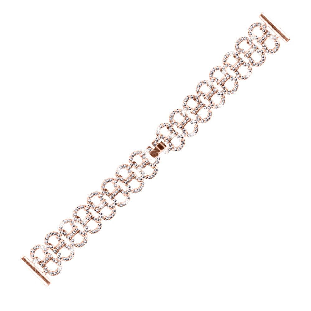 Garmin Vivomove HR / Vivomove Rhinestones Decor Gourd Shape band Alloy Watch Strap - Rose Gold#serie_5