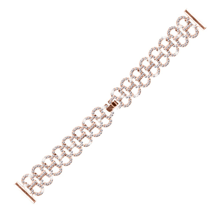 Huami Amazfit Bip / Bip Lite Rhinestone Decorated Gourd Shape band Alloy Replacement Watch Strap - Rose Gold#serie_5