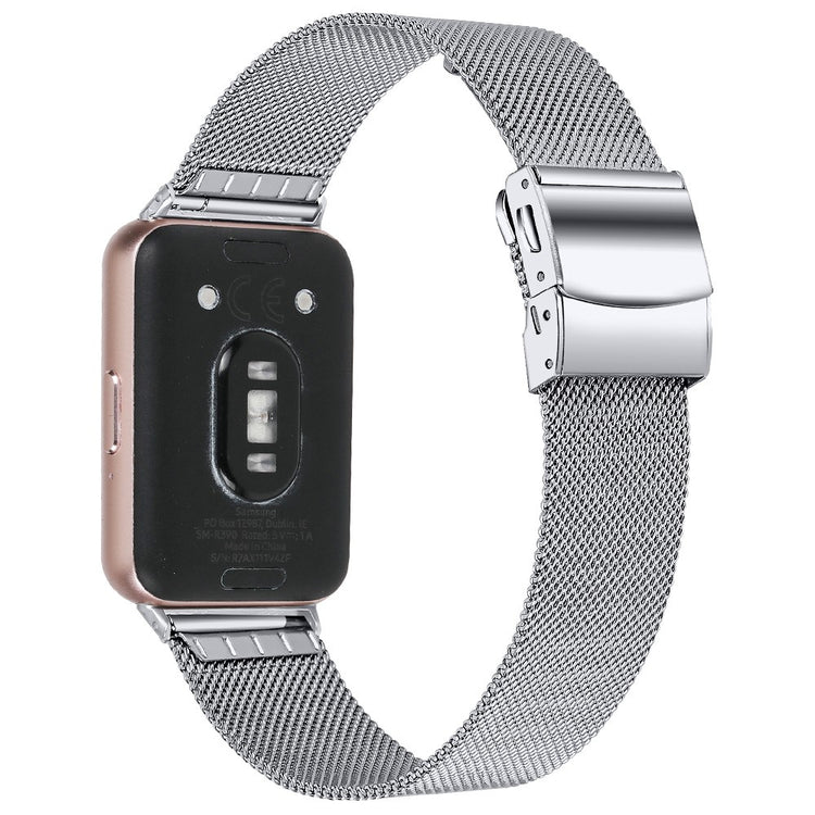 Samsung Galaxy Fit3 SM-R390 Mesh Bracelet Milanese Watch Strap Stainless Steel Band - Silver#serie_074