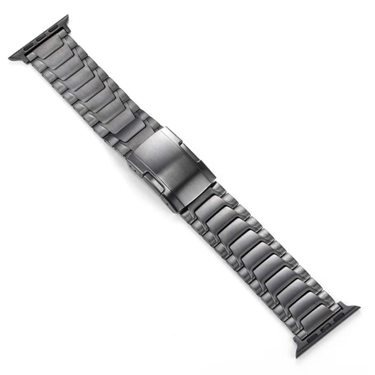 Apple Watch Series 41mm - 40mm - 38mm Titanium Alloy Watch Band Turtleback Clasp - Grey#serie_3