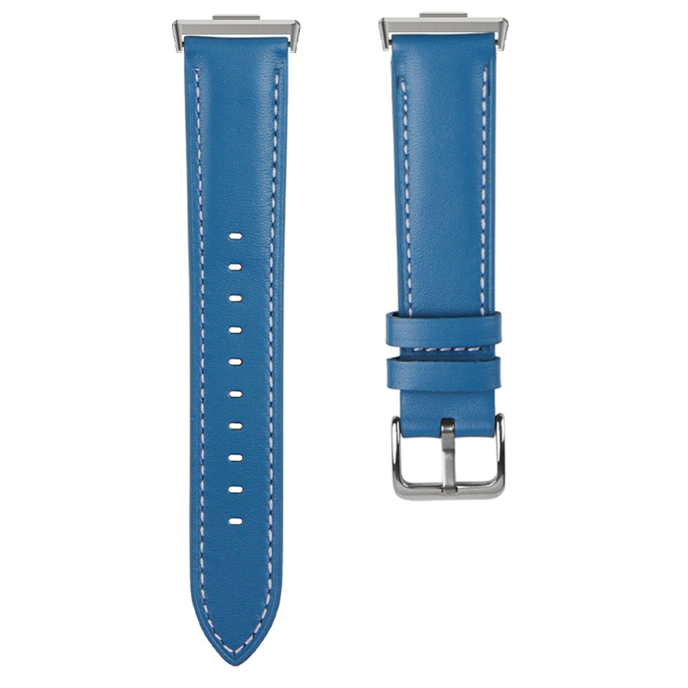 Huawei Watch Fit 3 Genuine Cow Leather Band Slim Watch Strap - Blue#serie_5