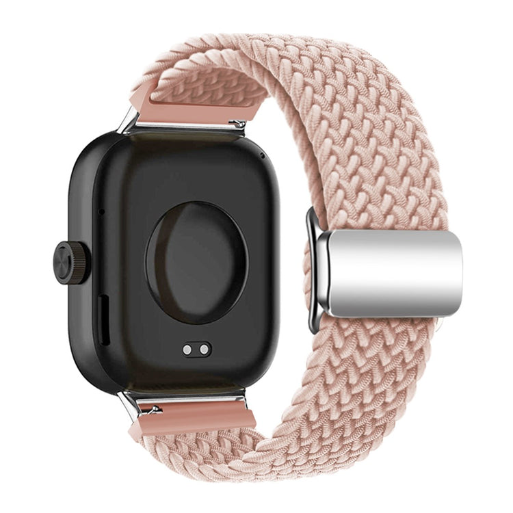 Xiaomi Smart Band 8 Pro / Redmi Watch 4 Loop Strap Magnetic Buckle Woven Watch Band - Light Pink#serie_4