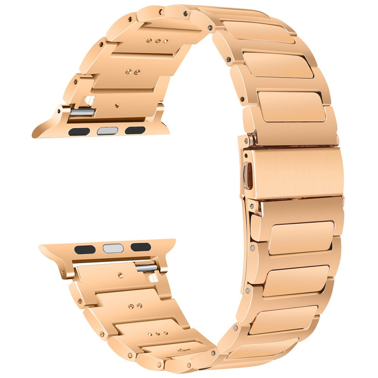 Apple Watch Series 49mm - 45mm - 44mm - 42mm Zinc Alloy Smartwatch Strap - Rose Gold#serie_3