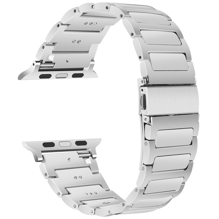 Apple Watch Series 49mm - 45mm - 44mm - 42mm Zinc Alloy Smartwatch Strap - Silver#serie_6