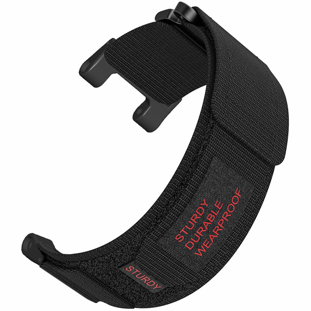 Huami Amazfit T-Rex / T-Rex Pro Outdoor Sports Watch Strap Magic Tape Adjustable Nylon Band - Black#serie_2