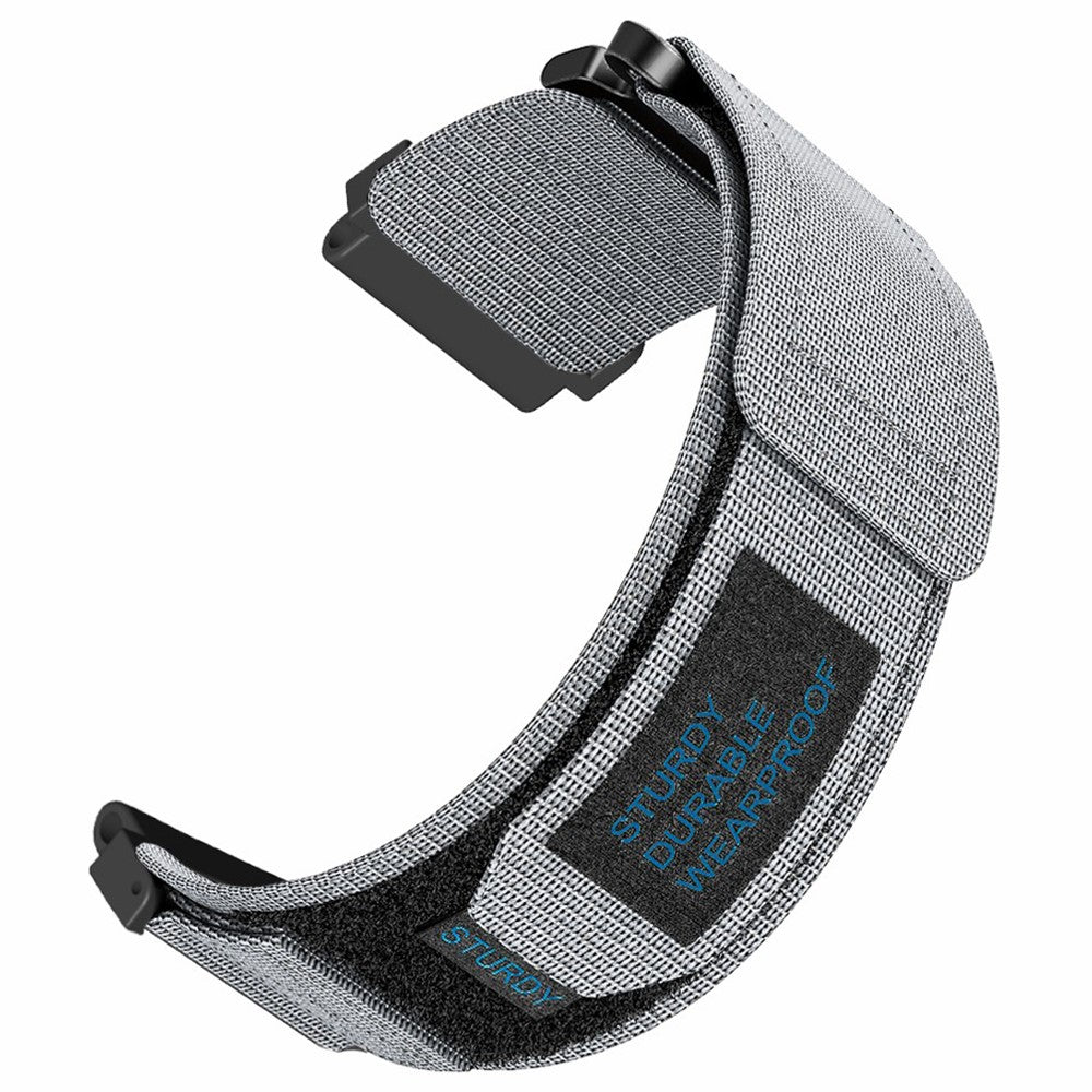 Huami Amazfit T-Rex Ultra Outdoor Sports Nylon Wrist Band Magic Tape Design Watch Strap - Grey#serie_3