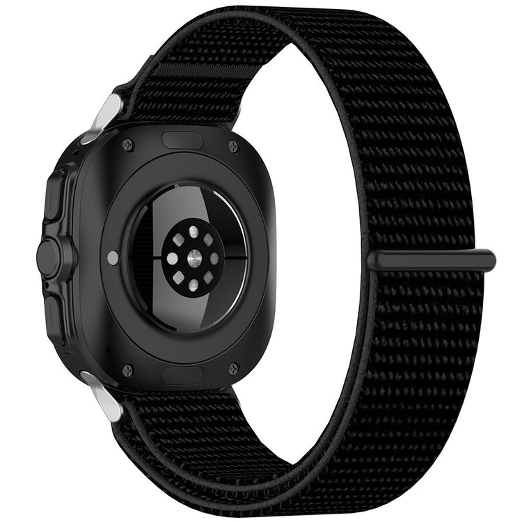 KALEBOL Samsung Galaxy Watch Ultra 47mm Watch Strap Magic Tape Braided Nylon Wrist Band - Black#serie_6