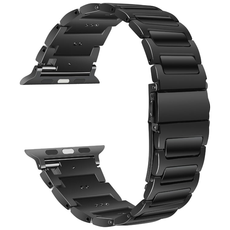 KALEBOL Apple Watch Series 49mm - 45mm - 44mm - 42mm Watch Strap Zinc Alloy - Black#serie_3