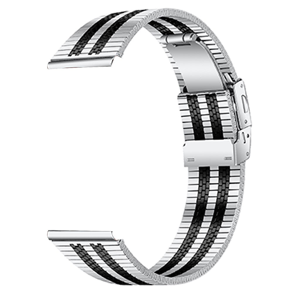 Huawei Watch GT 2e Watch Strap Stainless Steel Replacement Band - Silver / Black#serie_1