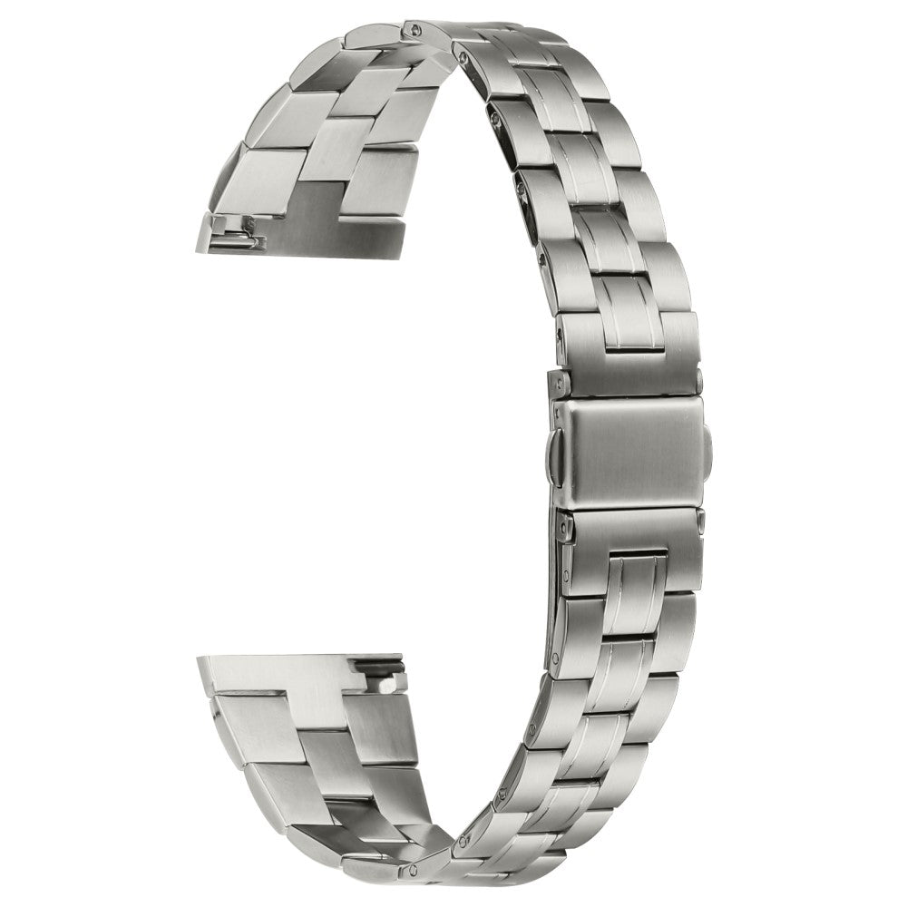 Fossil Gen 5 Garrett Replacement Watch Strap Lines Design Stainless Steel Band - Titanium#serie_8