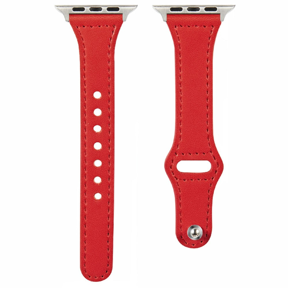 KALEBOL Apple Watch Series 41mm - 40mm - 38mm Watch Strap, Small Buckle - Red#serie_6