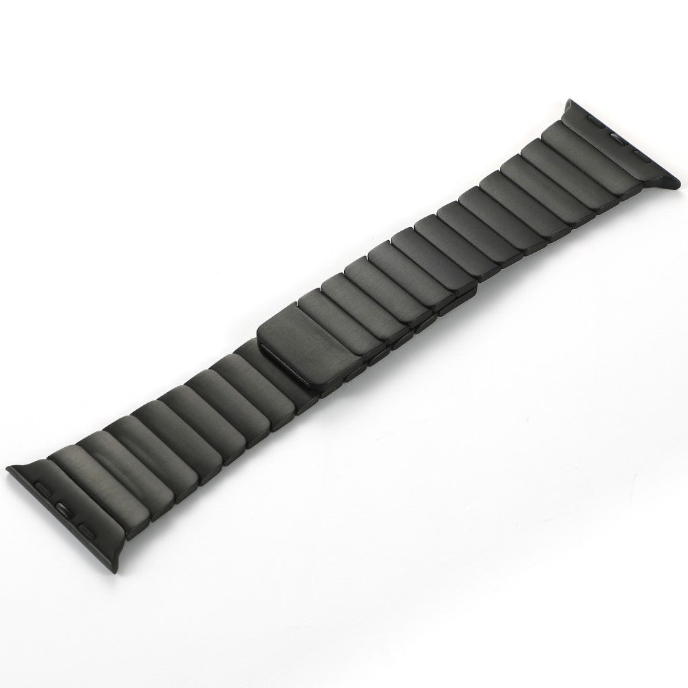 Apple Watch Series 49mm - 45mm - 44mm - 42mm Magnetic Metal Watch Strap - Black#serie_4