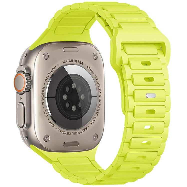 Apple Watch Series 41mm - 40mm - 38mm Silicone Watch Band - Fluorescent Green#serie_10