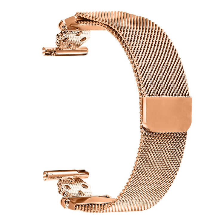 Garmin Vivomove Sport / Venu 2 Plus Milanese Band Flower Stainless Steel Magnetic Mesh Watch Strap - Rose Gold#serie_2