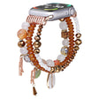 Très Cool Apple Smartwatch Métal Et Pierre Universel Bracelet