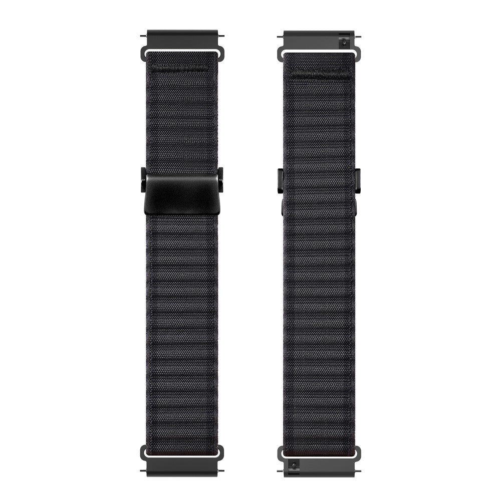 DUX DUCIS YC Series Samsung Galaxy Watch3 45mm / Xiaomi Watch S4 Sport Nylon Watch Band 22mm Hook Buckle Strap - Dark Grey#serie_2