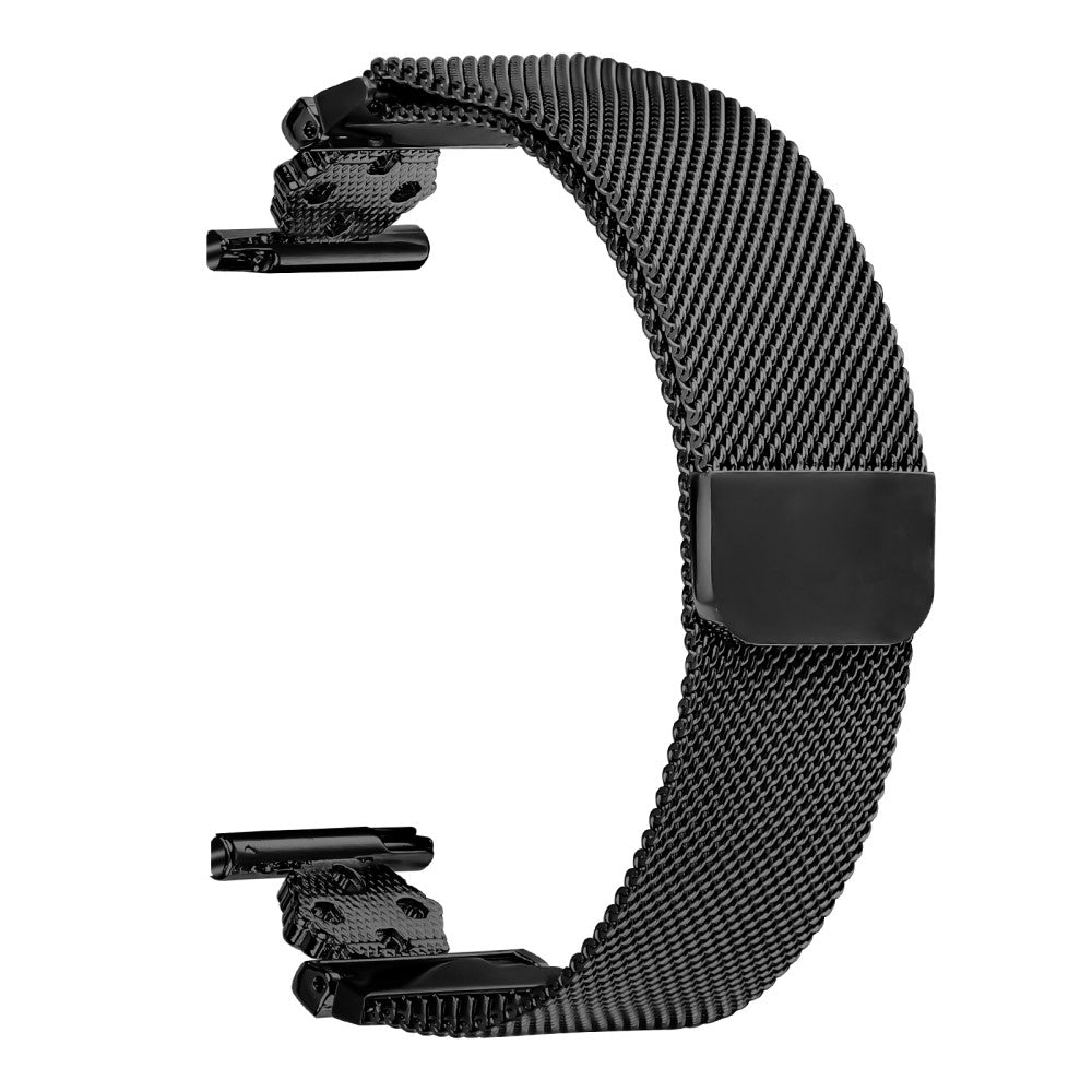 Huami Amazfit GTS 2 mini Milanese Band Flower Stainless Steel Magnetic Mesh Watch Strap - Black#serie_1