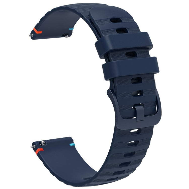 Samsung Galaxy Watch3 45mm universal 22mm Silicone Watch Strap - Navy Blue#serie_5