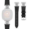 Incroyablement Fantastique Fitbit Versa 4 / Fitbit Sense 2 Cuir Véritable Et Métal Universel Bracelet
