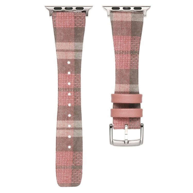 Plaid Woolen Strap for Apple Watch Series 41mm - 40mm - 38mm - Style 4#serie_5