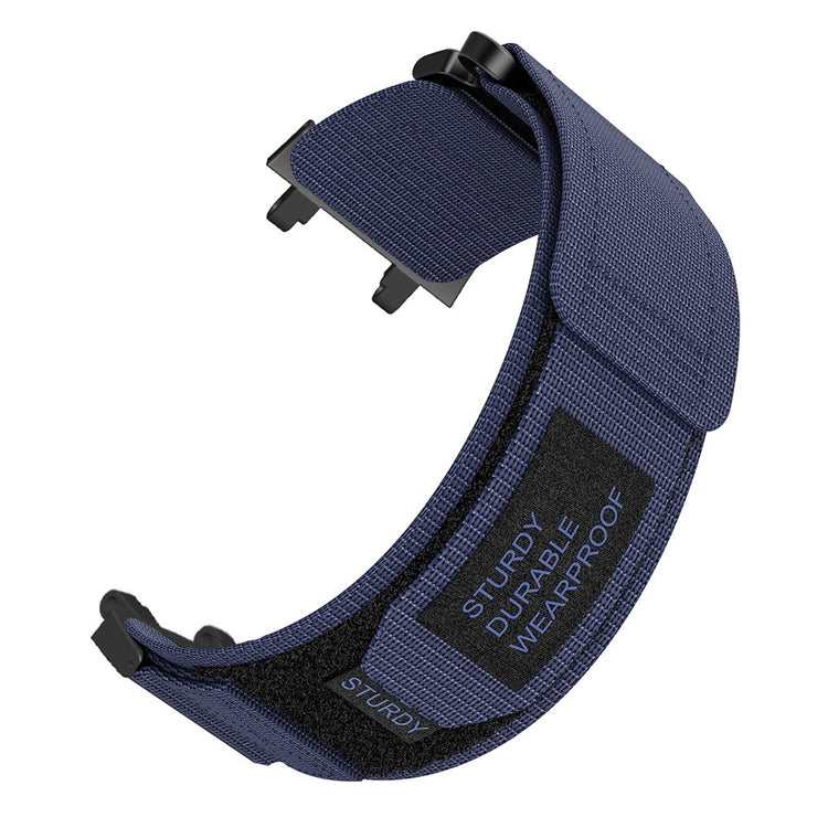 Huami Amazfit T-Rex 3 Outdoor Climbing Watch Strap Magic Tape Breathable Nylon Band with Connector - Midnight Blue#serie_5