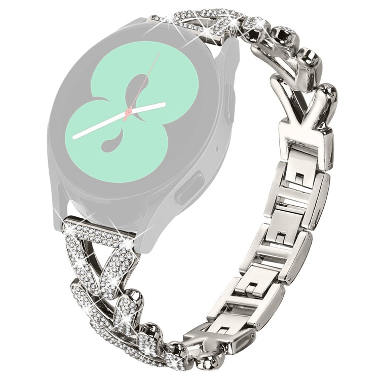 Metal Twisted Watch Band Rhinestone Decor Realme Techlife Watch S100 Watch Strap - Starlight#serie_4