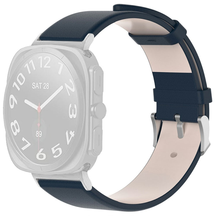 Samsung Galaxy Watch Ultra 47mm Watch Band Adjustable Leather Wrist Strap - Dark Blue#serie_4
