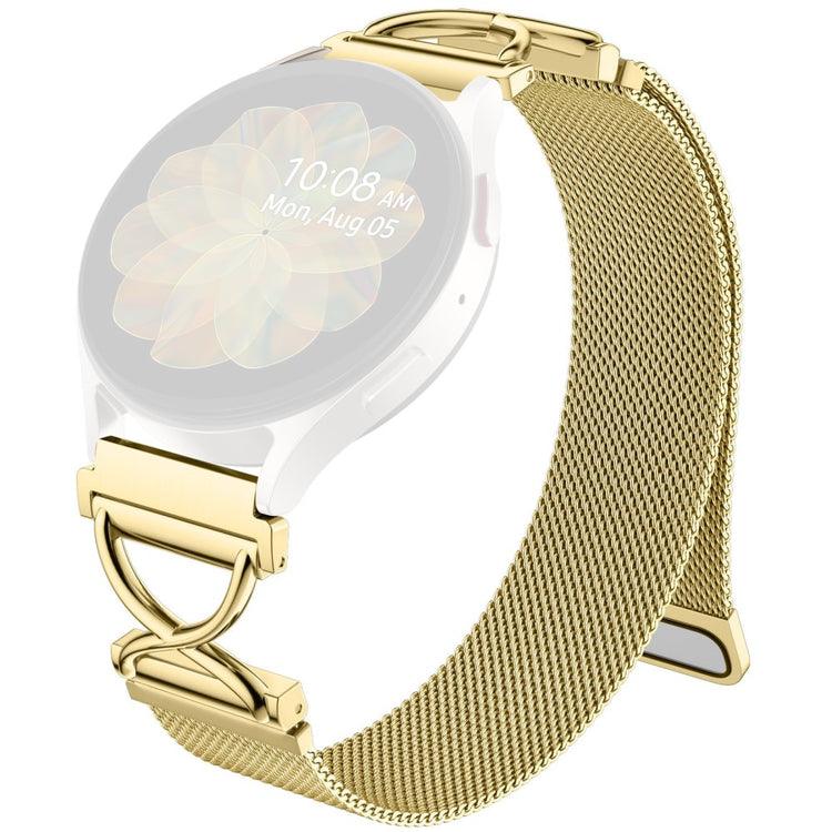 Milanese Band Realme Techlife Watch S100 Electroplated Stainless Steel Magnetic Watch Strap with X-Shaped Connector - Gold#serie_2