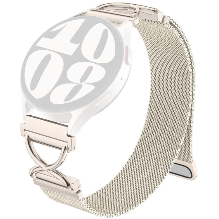 Milanese Band Realme Techlife Watch S100 Electroplated Stainless Steel Magnetic Watch Strap with X-Shaped Connector - Starlight#serie_6