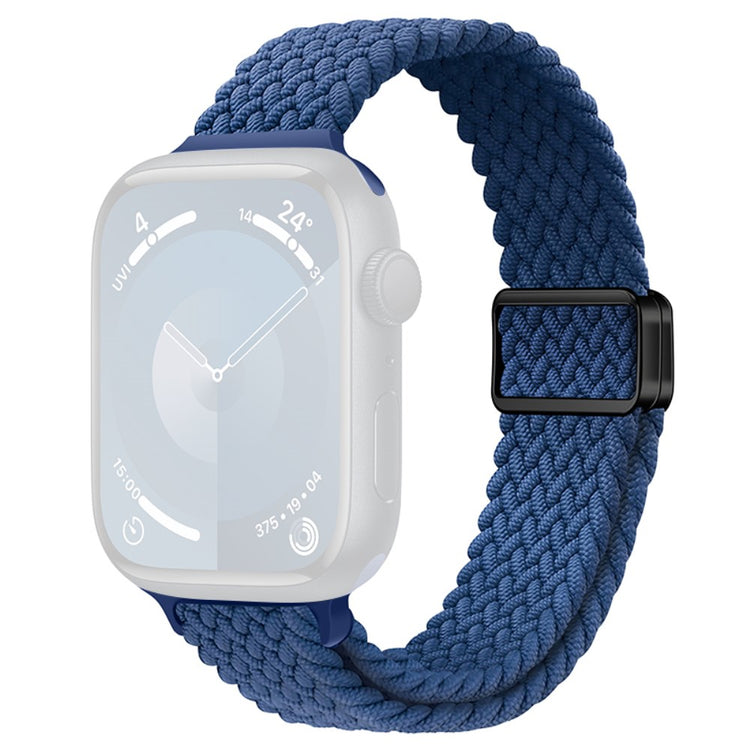 KALEBOL Braided Watch Strap Apple Watch Series 10 42mm Magnetic Nylon Sport Wristbands - Sea Blue#serie_10