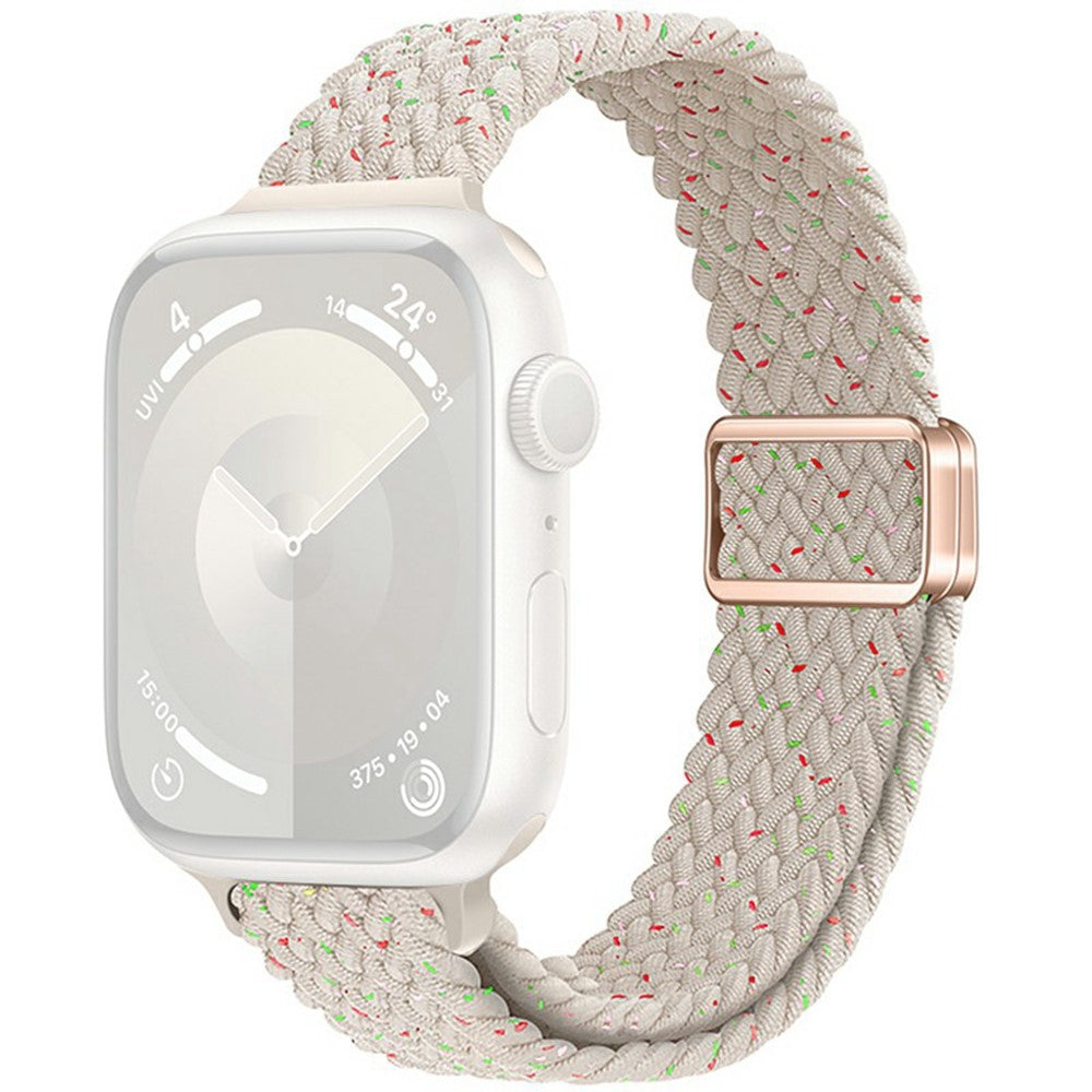 KALEBOL Braided Watch Band Apple Watch Series 10 42mm Elastic Nylon Strap - Colorful Starlight#serie_5