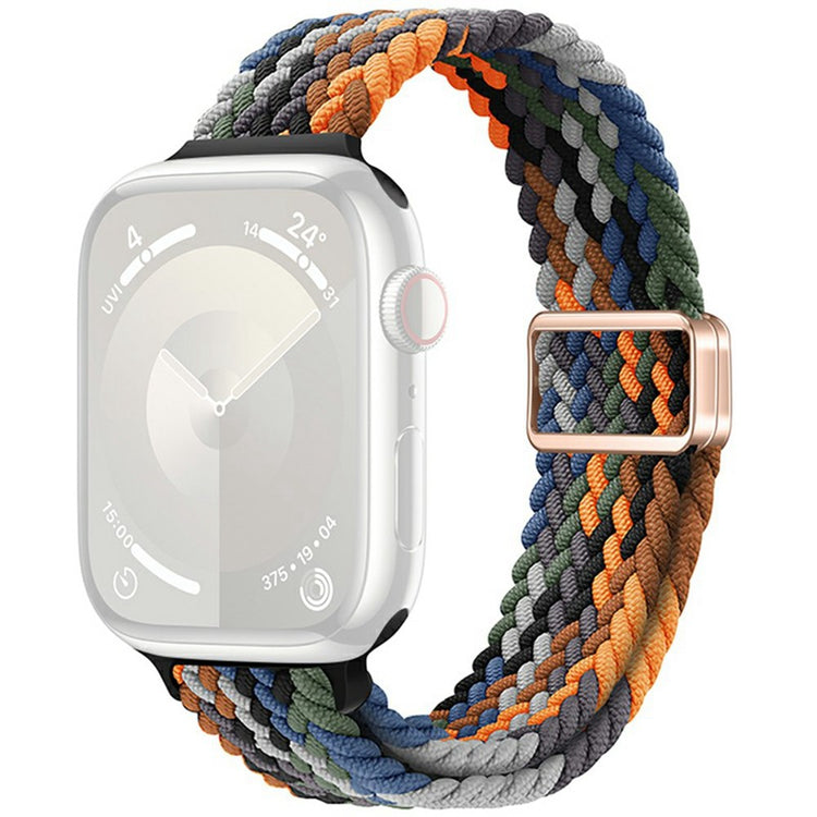 KALEBOL Braided Watch Band Apple Watch Series 10 42mm Elastic Nylon Strap - Camo#serie_11