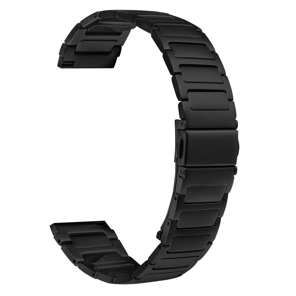 Huami Amazfit Bip 5 Metal Watch Band Stainless Steel Adjustable Watch Strap - Black#serie_1