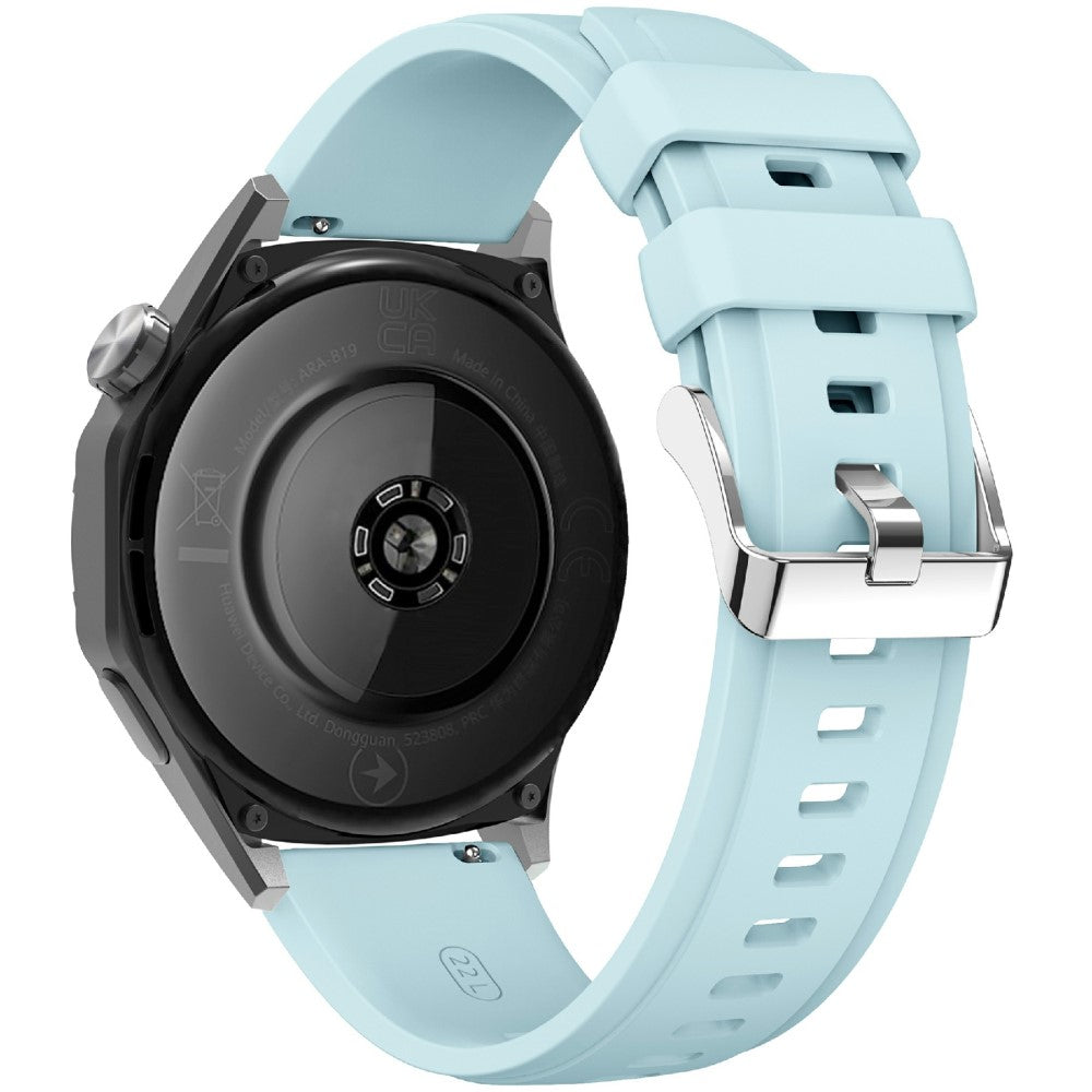 KALEBOL 22mm Silicone Watch Strap Samsung Galaxy Watch3 45mm / Huawei Watch GT 5 46mm / GT 5 Pro 46mm Wrist Band - Baby Blue#serie_3