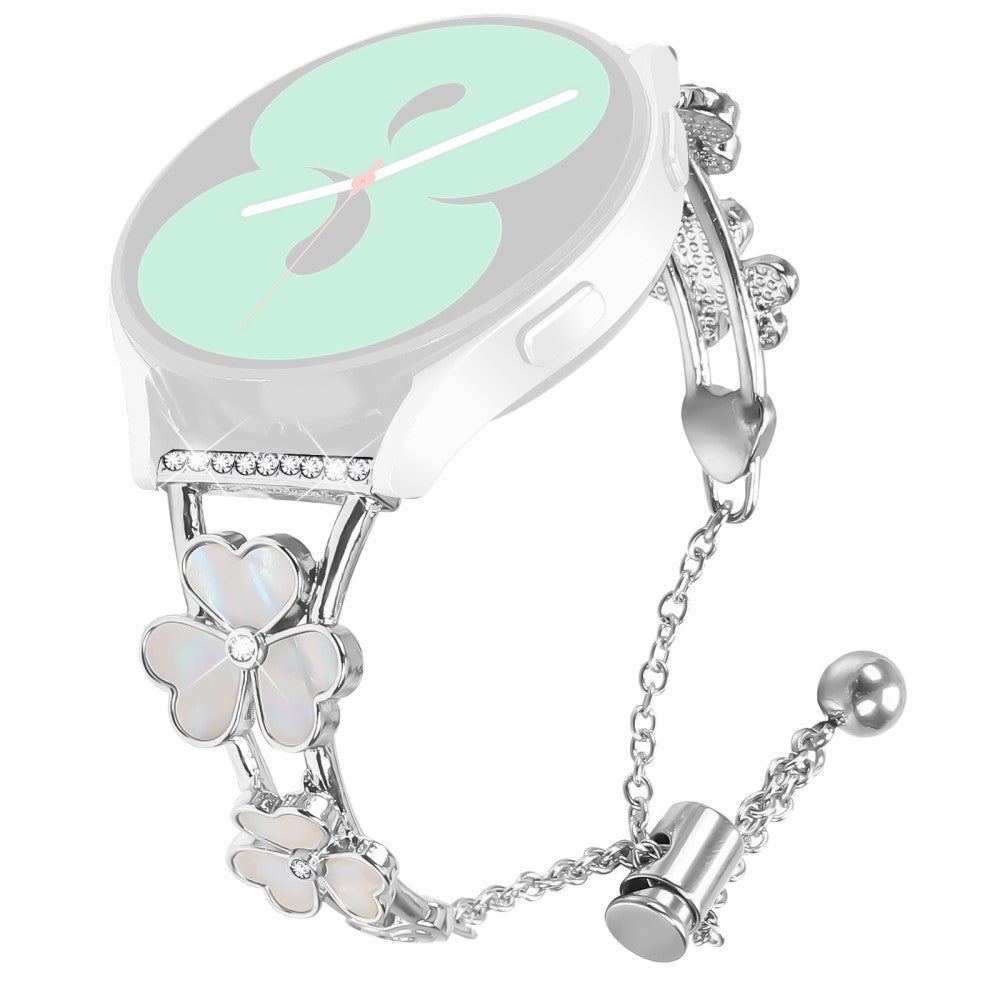 Metal Strap Garmin Vivoactive 3 / 3 Music Watchband Heart Clover Decor Silver Zinc Alloy#serie_1