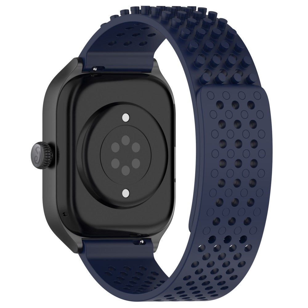 KALEBOL 22mm Silicone Strap Samsung Galaxy Watch3 45mm / Huawei Watch GT 5 46mm / GT 5 Pro 46mm Flat Push Type Watch Band - Midnight Blue#serie_4