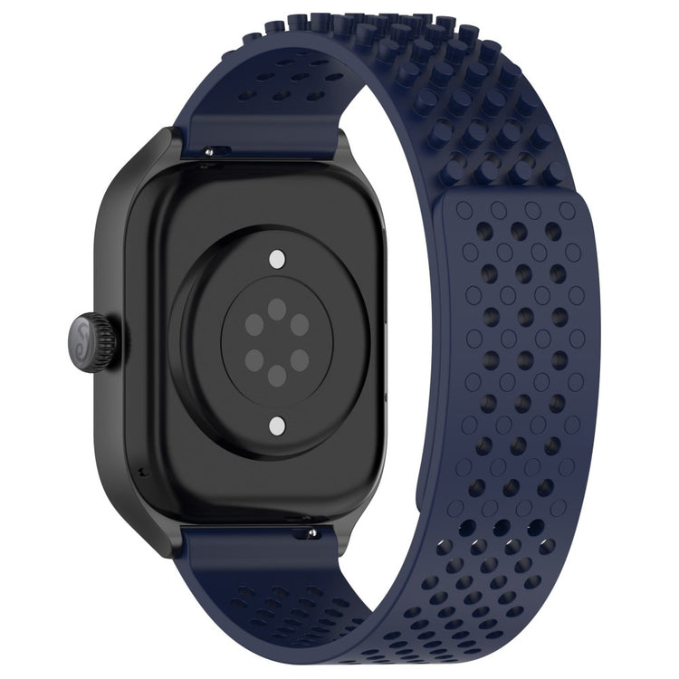KALEBOL 22mm Silicone Strap Samsung Galaxy Watch3 45mm / Huawei Watch GT 5 46mm / GT 5 Pro 46mm Flat Push Type Watch Band - Midnight Blue#serie_4