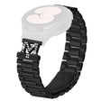 Incroyablement Solide Samsung Galaxy Watch 7 40mm / Samsung Galaxy Watch 7 44mm Métal Et Pierre Du Rhin Universel Bracelet