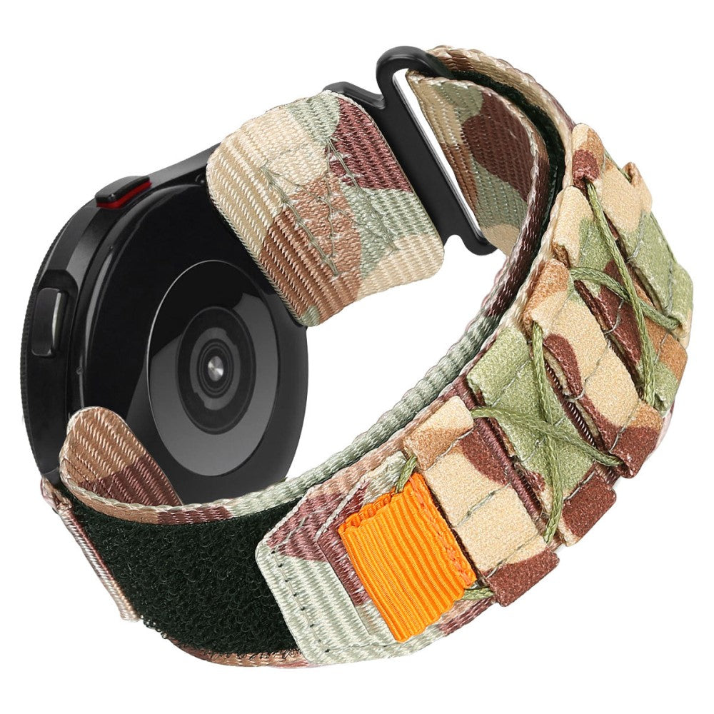 20mm Watch Band Samsung Galaxy Watch6 Classic 47mm 43mm / Huawei Watch GT 3 Pro 43mm / GT 3 42mm Nylon Woven Magic Tape Strap - Desert Camouflage#serie_8