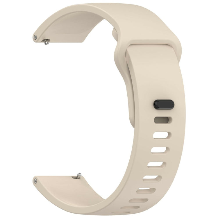 22mm Silicone Watch Band Samsung Huawei Garmin Xiaomi Universal Wrist Strap - Ivory White#serie_11