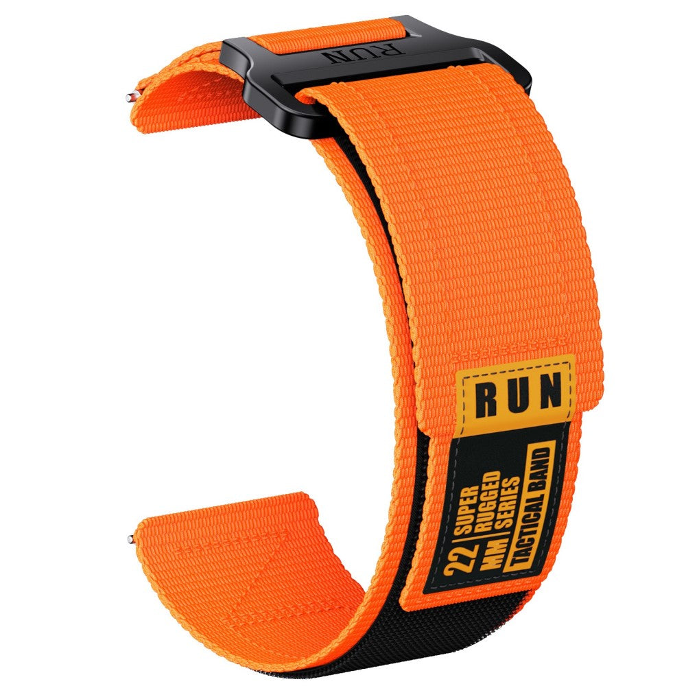 22mm Watch Band Huawei Watch GT 5 Pro 46mm / GT 5 46mm / GT 4 46mm / Watch 4 Pro Nylon Magic Tape Strap - Orange#serie_1