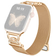 Remarquablement Doux Apple Smartwatch Métal Et Pierre Du Rhin Universel Bracelet