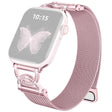 Très Beau Apple Smartwatch Métal Et Pierre Du Rhin Universel Bracelet