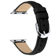 Brillant Apple Smartwatch Cuir Véritable Universel Bracelet