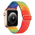 Colorful Fluid Nylon Watch Band for Apple Watch Series 9/8/7/6/SE 41mm/40mm/38mm - Colorful Fluid