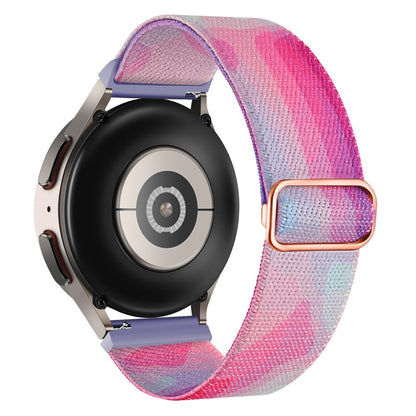 Purple Blue Patterned Nylon Watch Band for Coros Pace 2 / Apex 42mm - 20mm#serie_7