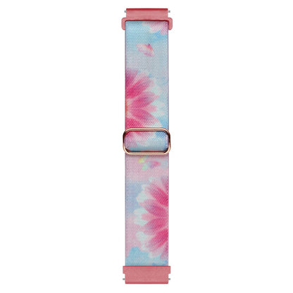 Meget Kønt Metal Og Nylon Universal Rem passer til Smartwatch - Pink#serie_1